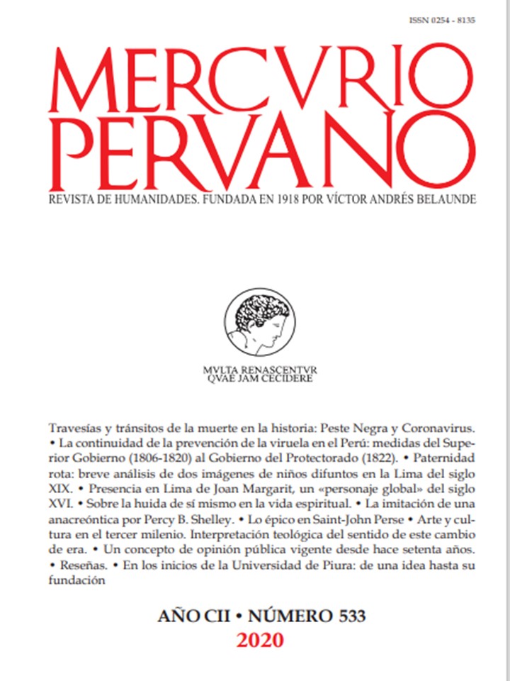 					Ver Núm. 533 (2020): Mercurio Peruano
				